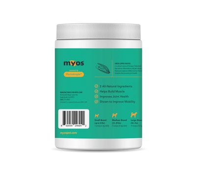 MYOS Canine Muscle & Joint Formula - Performance Dog Supply