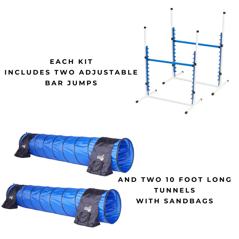 7 Piece Dog Agility Equipment Set