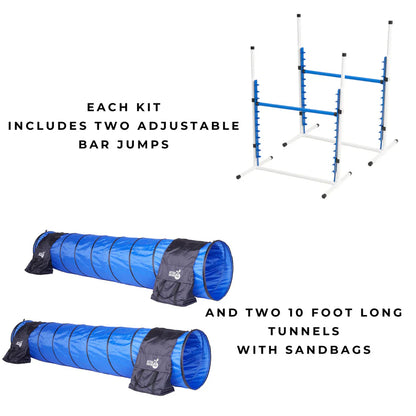 7 Piece Dog Agility Equipment Set