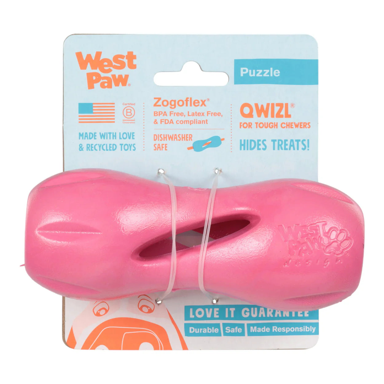 West Paw Qwizl Treat-Dispensing Toy