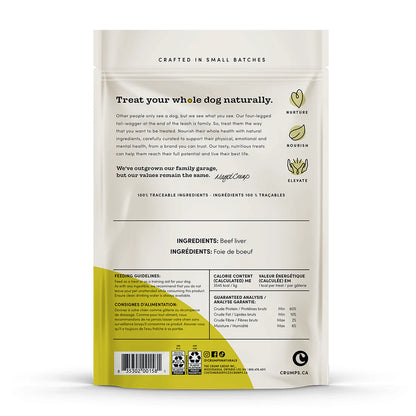 Crumps Mini Trainers FD Beef Liver - Performance Dog Supply