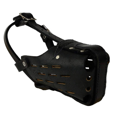Leather Agitation/Police Dog Muzzle