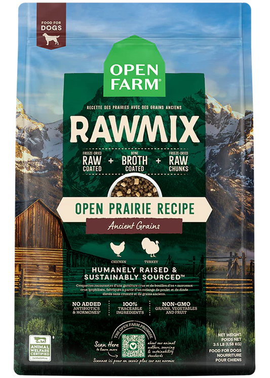 Open Prairie Ancient Grains RAWMIX - Performance Dog Supply
