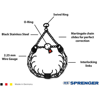 Black Hermsprenger Prong - Performance Dog Supply