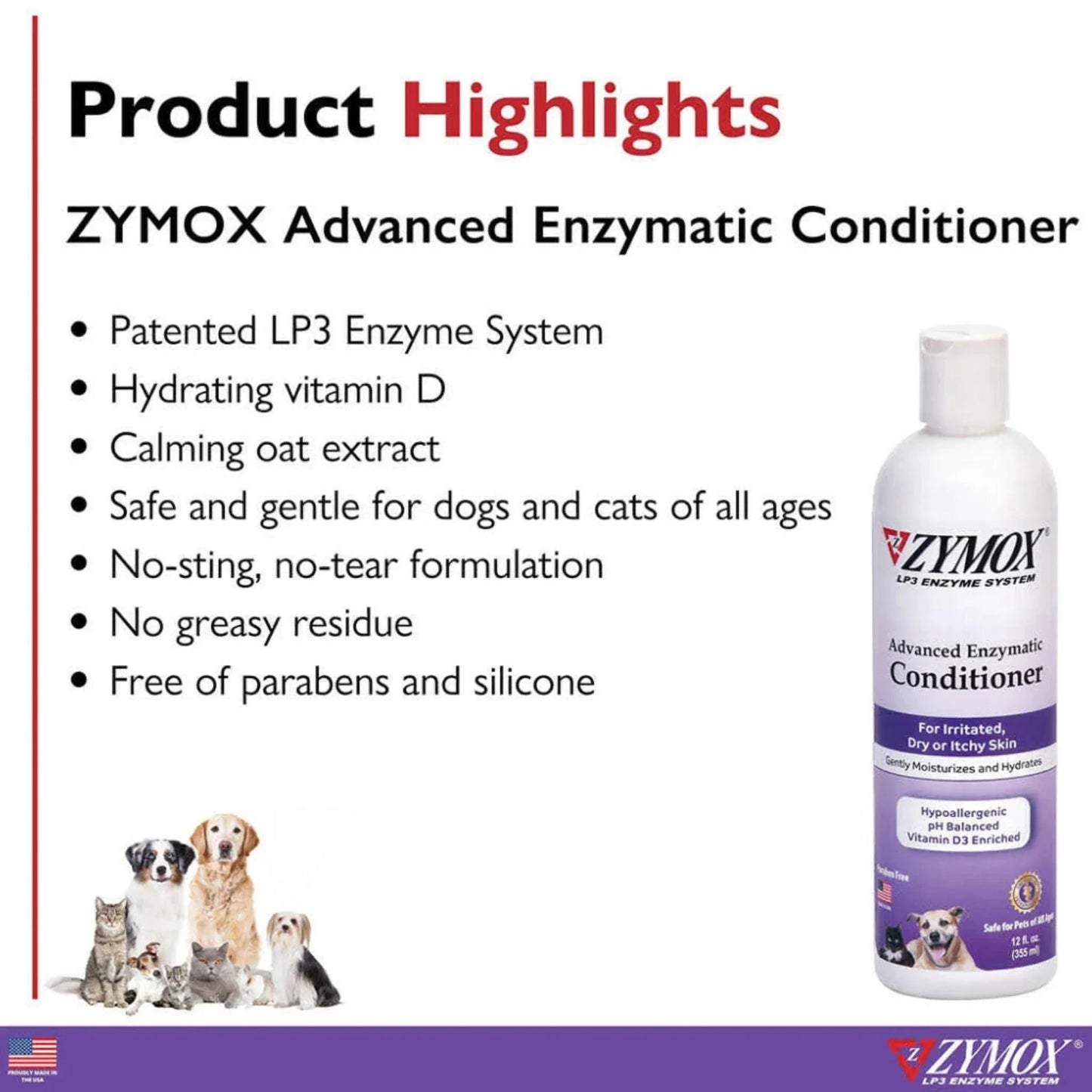 ZYMOX Advanced Enzymatic Conditioner - 12 oz