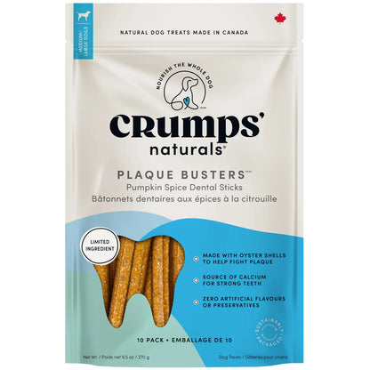 Crumps Plaque Busters Pumpkin Spice Dental Sticks