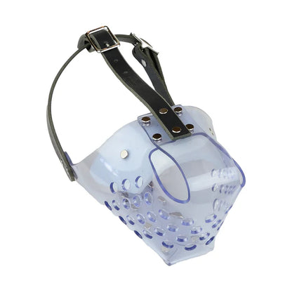 Clear Plastic Muzzle - Performance Dog Supply