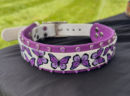 Butterfly Double Layered Biothane Collar