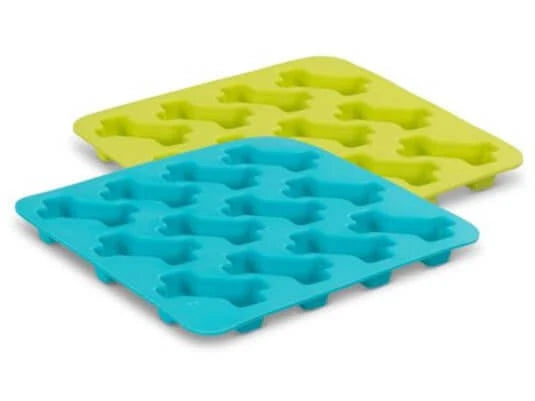 Silicone Bake and Freeze Dog Treat Maker - 2 Pack