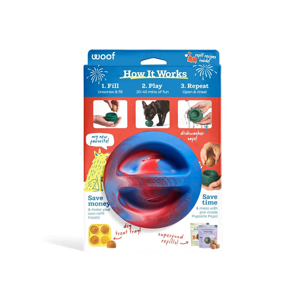 The Woof Pupsicle - Red, White, & Blue