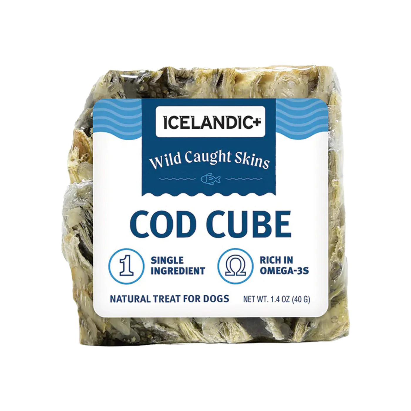 Icelandic+ Large Cod Skin Cube Dog Treat