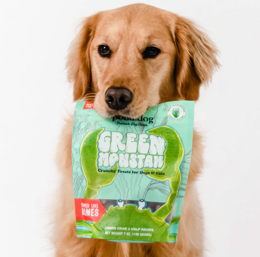 Bulk: Green Monstah Crab (Bones) - 5LB Bag - Dog Treats