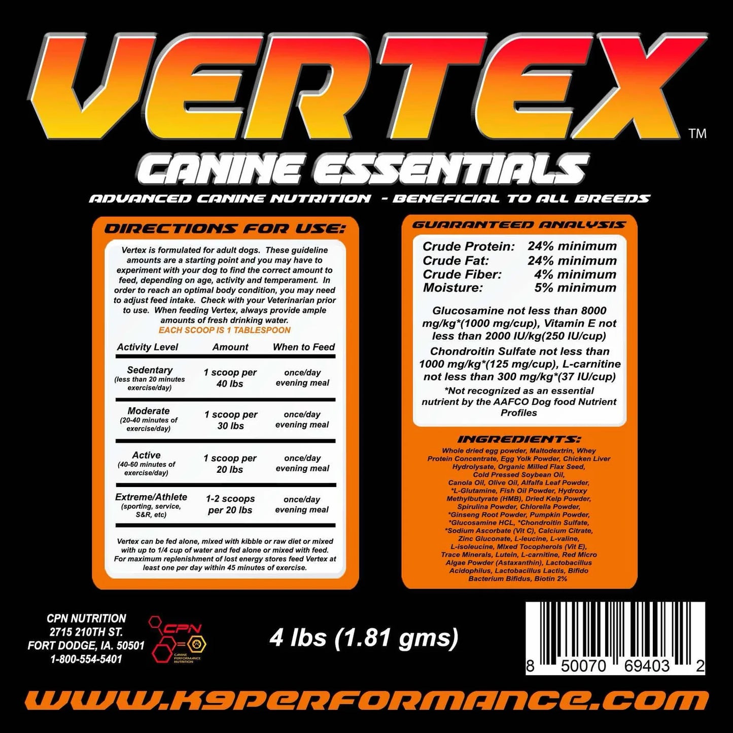 CPN Vertex Supplement
