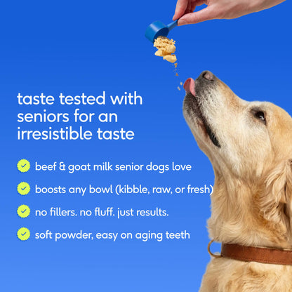 Native Pet - Senior Daily 12-in-1 Multivitamin Powder Supplement for Dogs