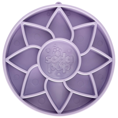 Sunflower eTray Slow Feeder Dog Bowl - Soft Shallow Lick Mat