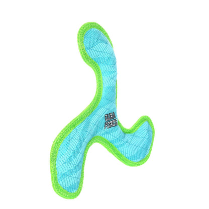 DuraForce Boomerang - Blue - Squeaky Dog Toy