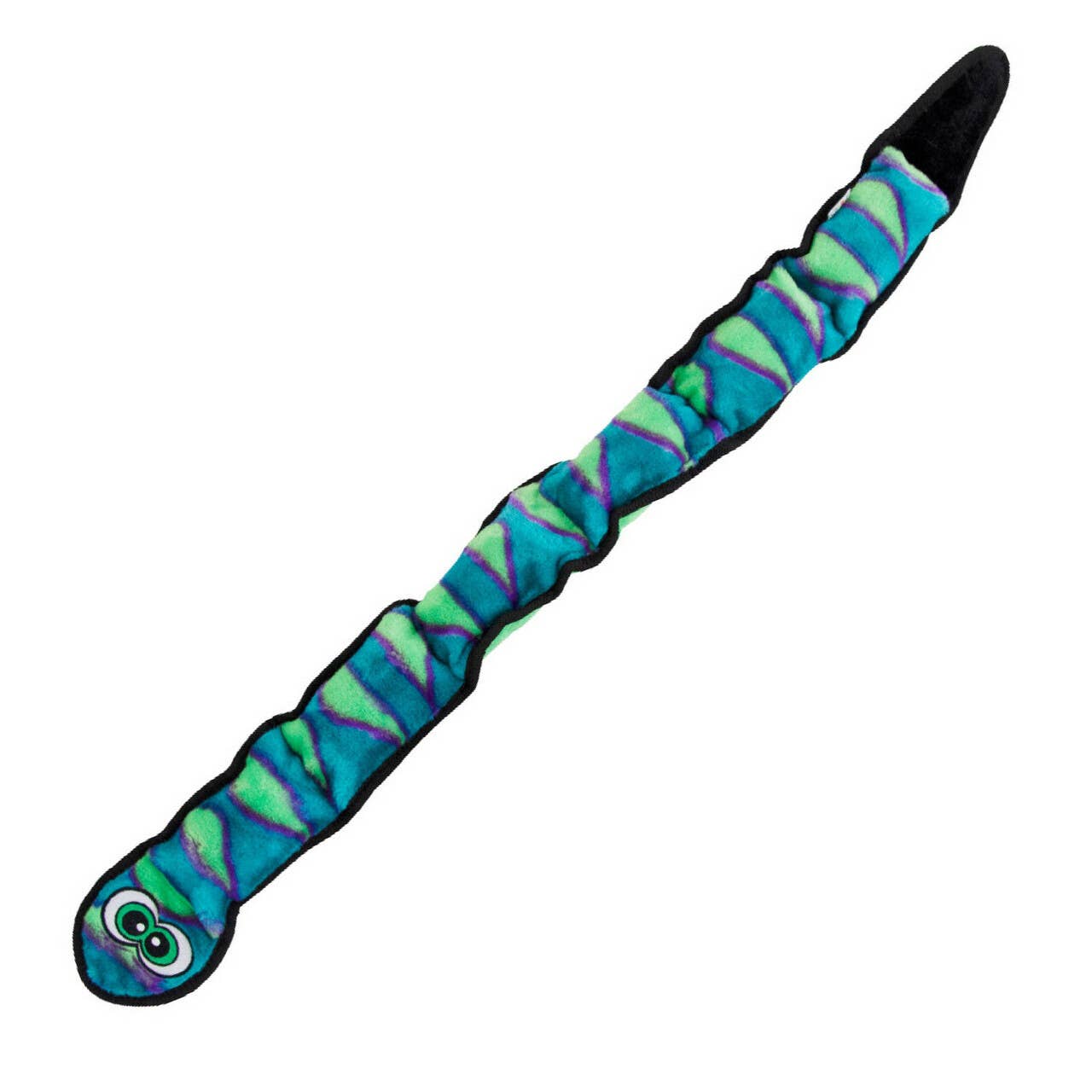 Outward Hound Invincibles Snake Durable Plush Toy Blue XL