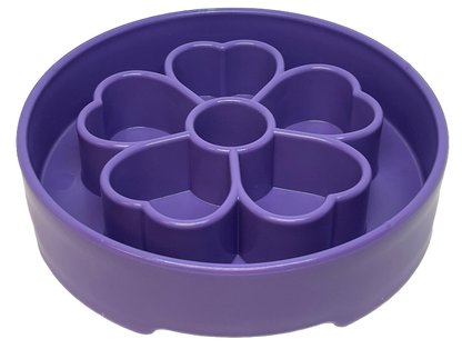 Flower Design Enrichment Slow Feeder Bowl - Performance Dog Supply
