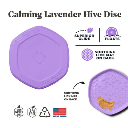 Project Hive Calming Lavender Scent Hive Disc & Lick Mat Prp - Performance Dog Supply