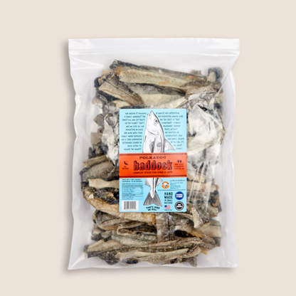 Bulk Haddock Skins - 1LB of Dog Treats