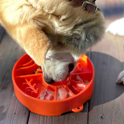 Great Outdoors Design Enrichment Slow Feeder Bowl - Performance Dog Supply