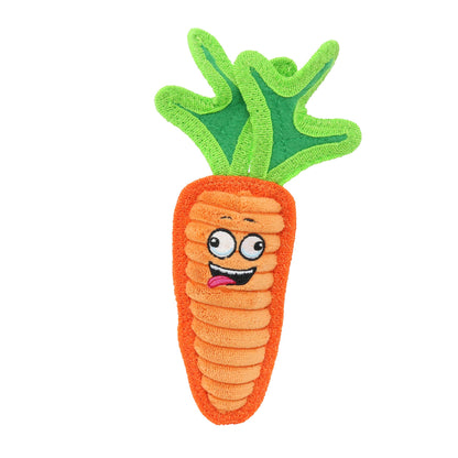 Tuffy Jr Carrot Squeaky Dog Toy