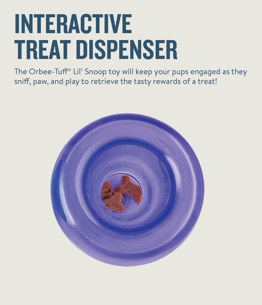 Planet Dog Orbee-Tuff Lil Snoop Treat-Dispensing Toy