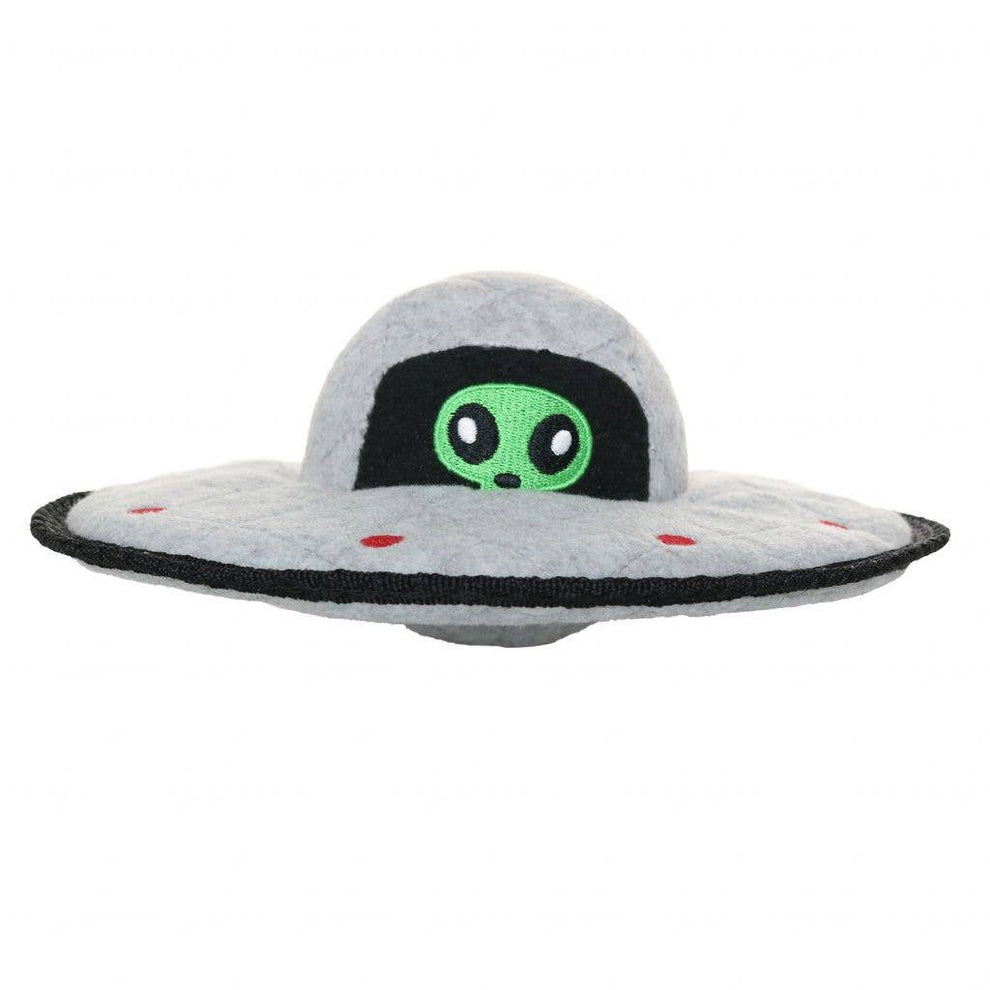 Tuffy Alien UFO, Durable Squeaky Dog Toy – Performance Dog Supply
