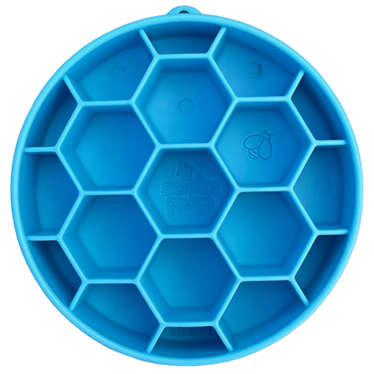 Honeycomb Design eBowl Enrichment Slow Feeder Bowl for Dogs - Performance Dog Supply