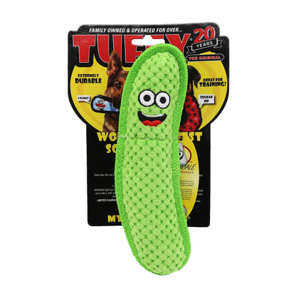 Tuffy Funny Food Pickle, Durable Dog Toy
