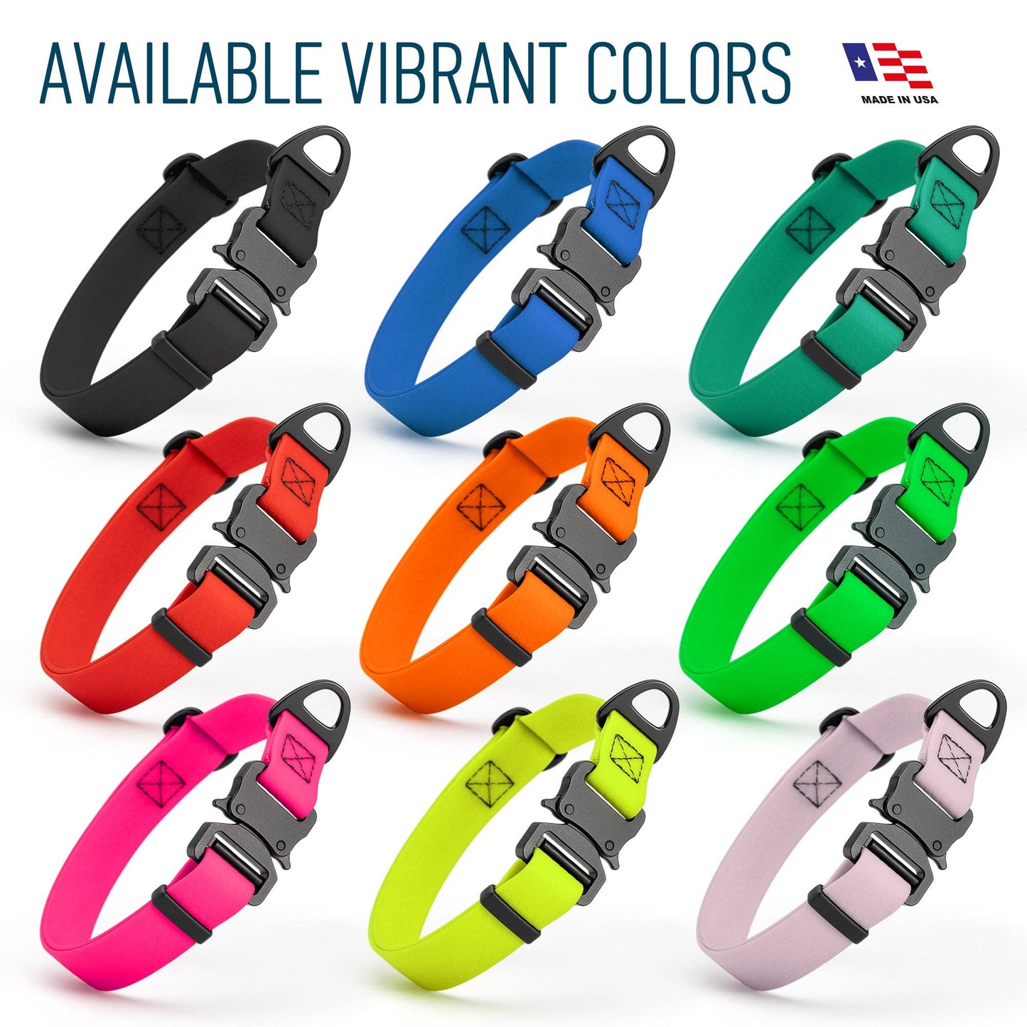 Waterproof Dog Collar with Buckle