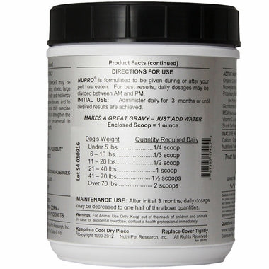 Nupro Joint & Immunity - Performance Dog Supply