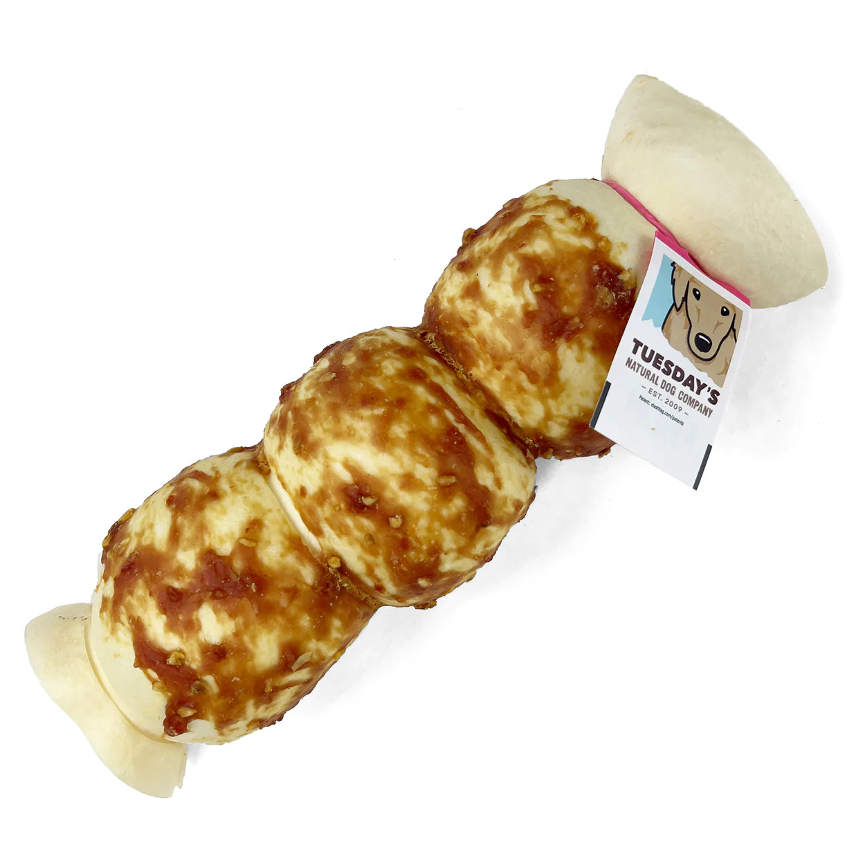 10-12” Chicken Basted Beef Cheek Roll - Performance Dog Supply