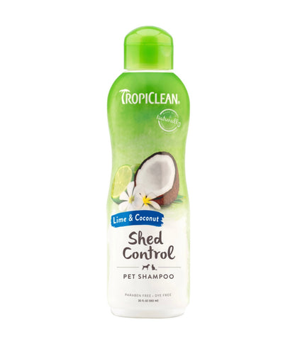 Tropiclean Lime & Coconut Shed Control Shampoo - Performance Dog Supply